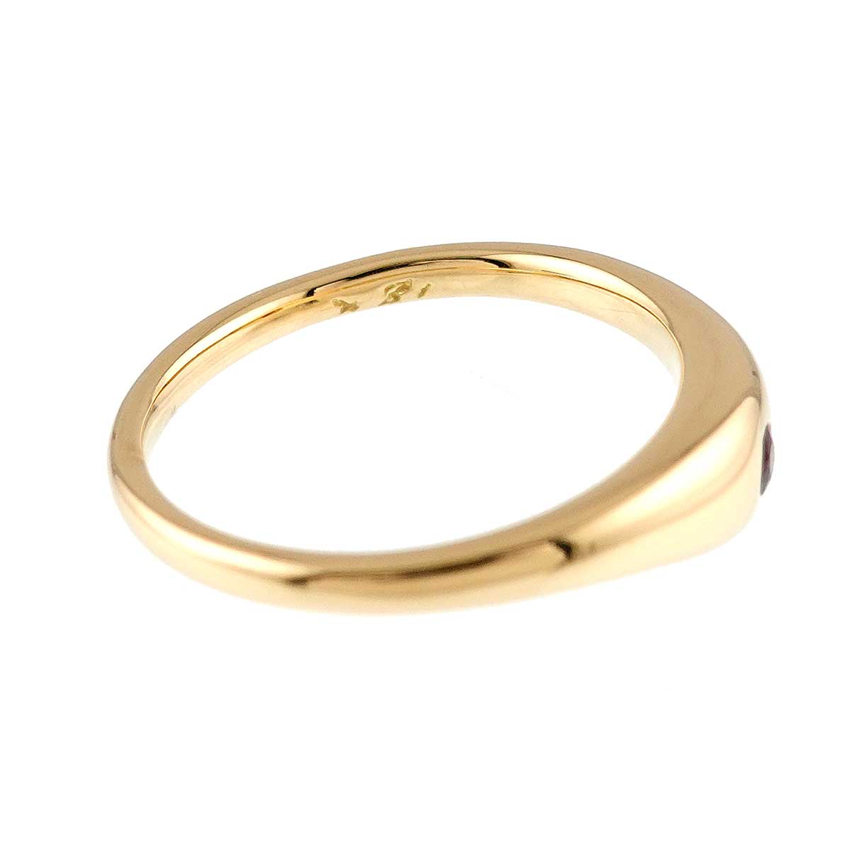 Ruby Ring 18K YG 750 size6-6.25(US)