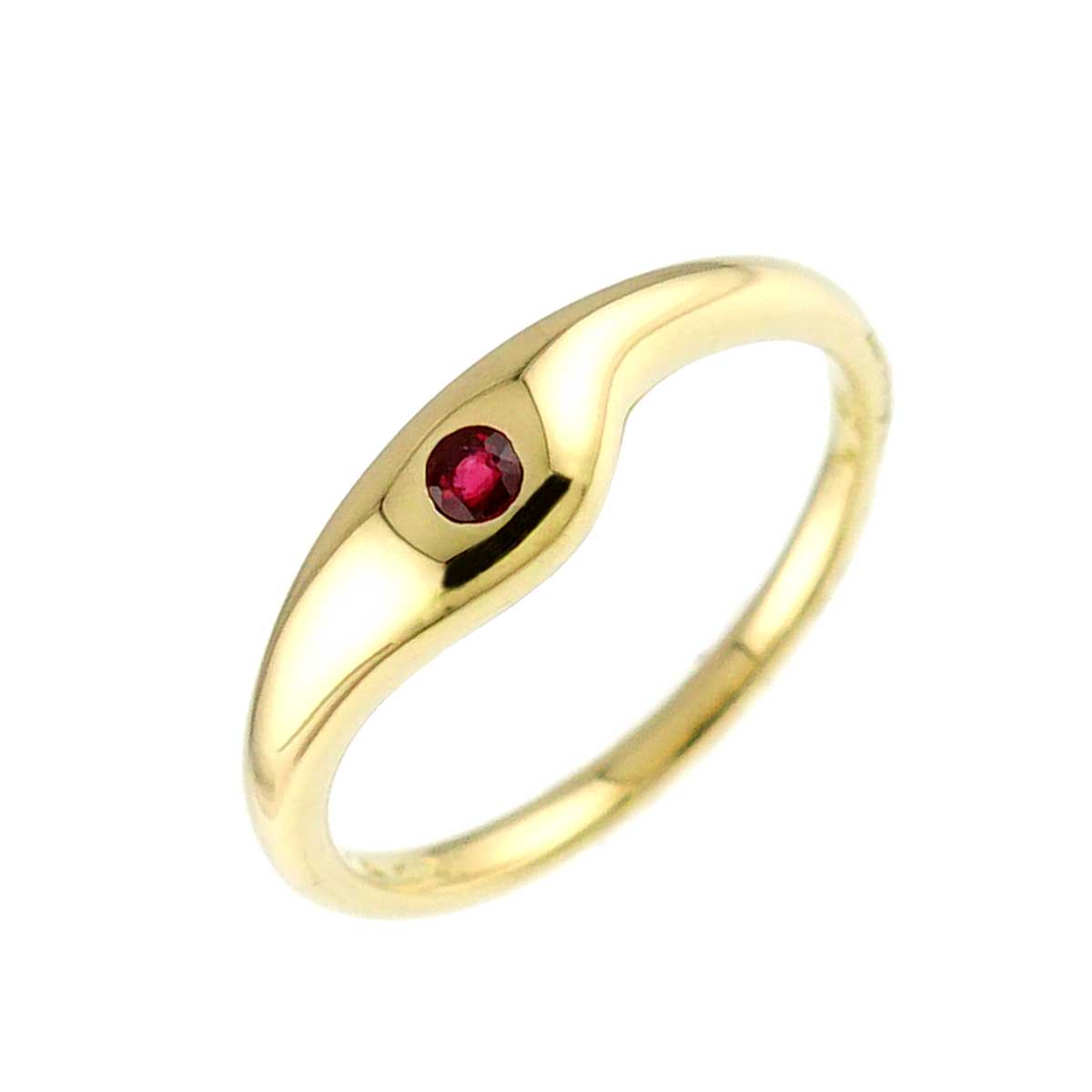 Ruby Ring 18K YG 750 size6-6.25(US)