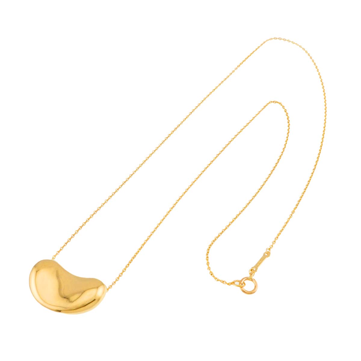 Bean Necklace 18K Yellow Gold 750