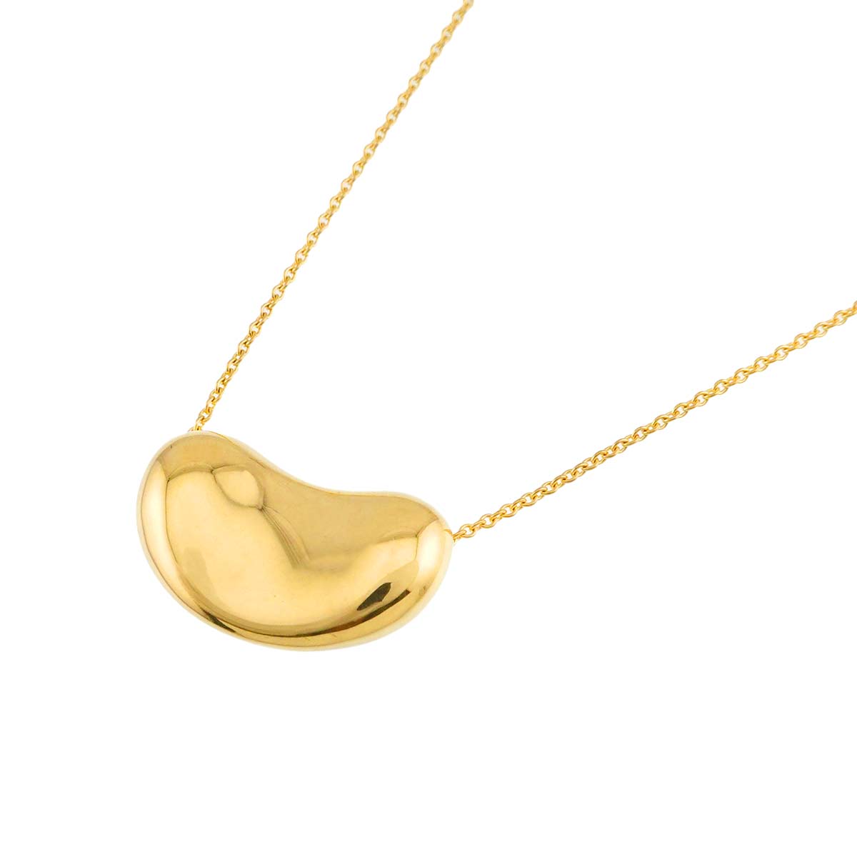 Bean Necklace 18K Yellow Gold 750