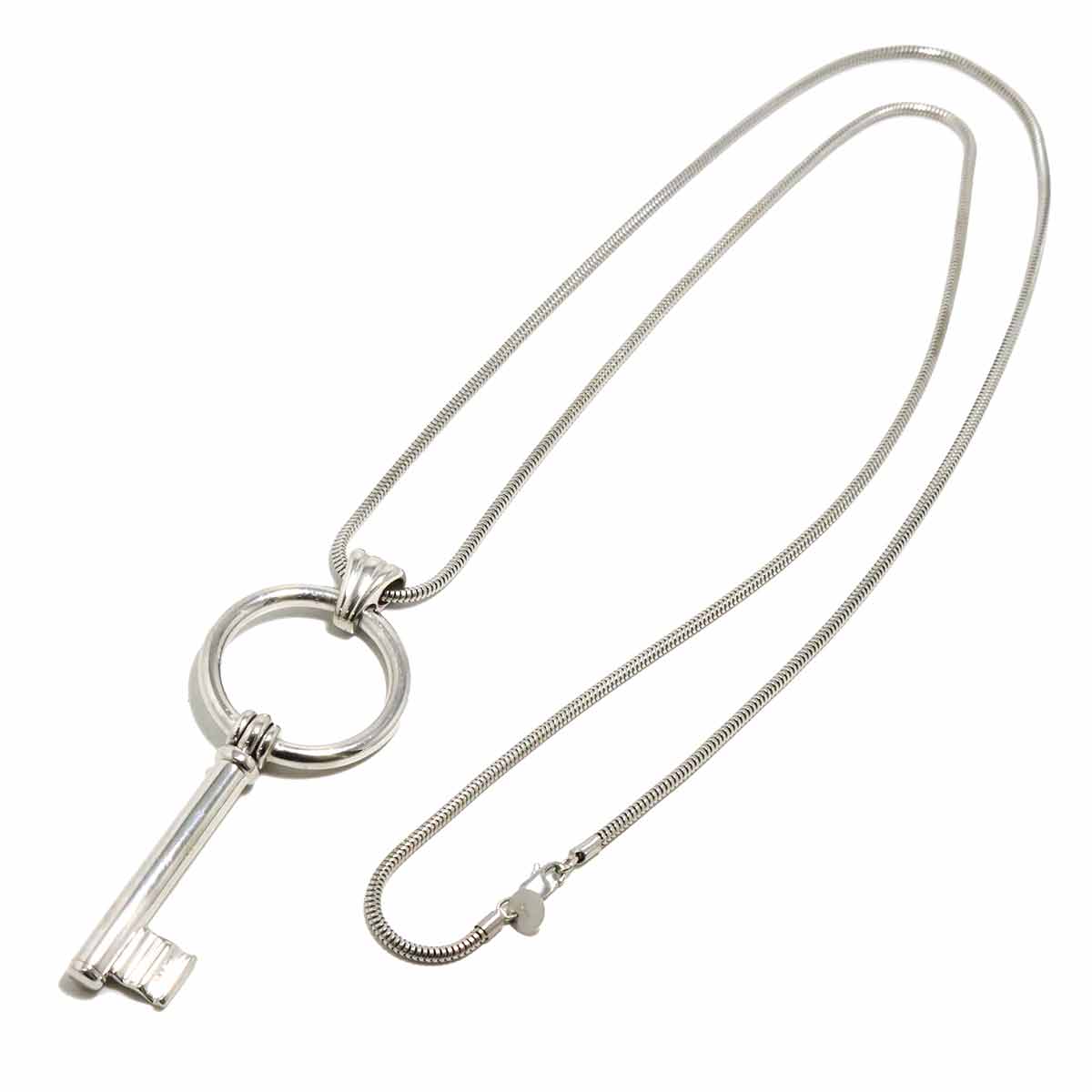 Key Long Necklace Silver 925
