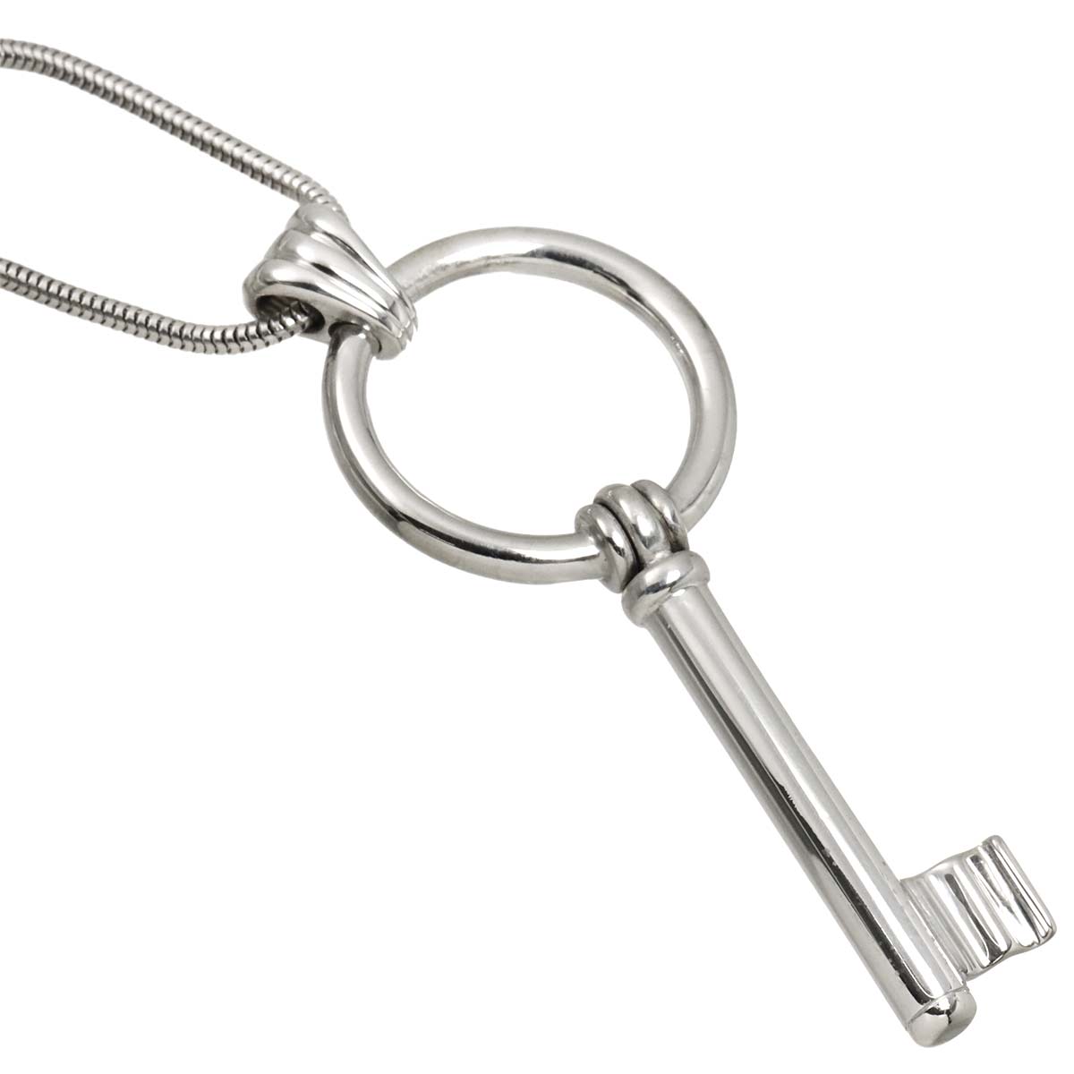 Key Long Necklace Silver 925
