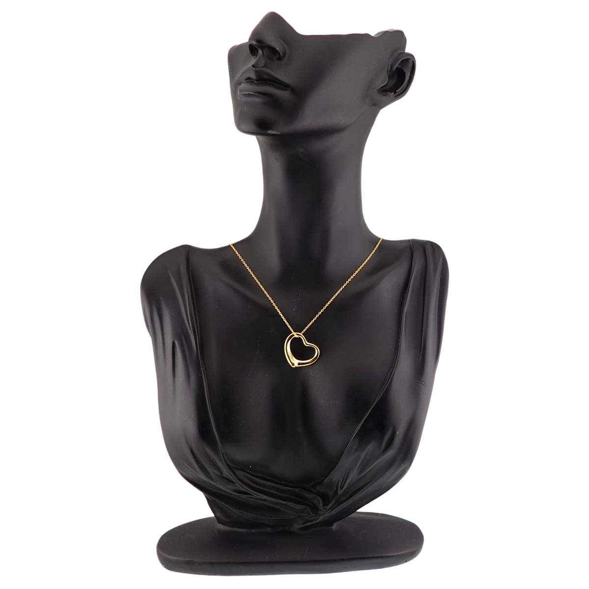 Open Heart Necklace 18K Yellow Gold 750
