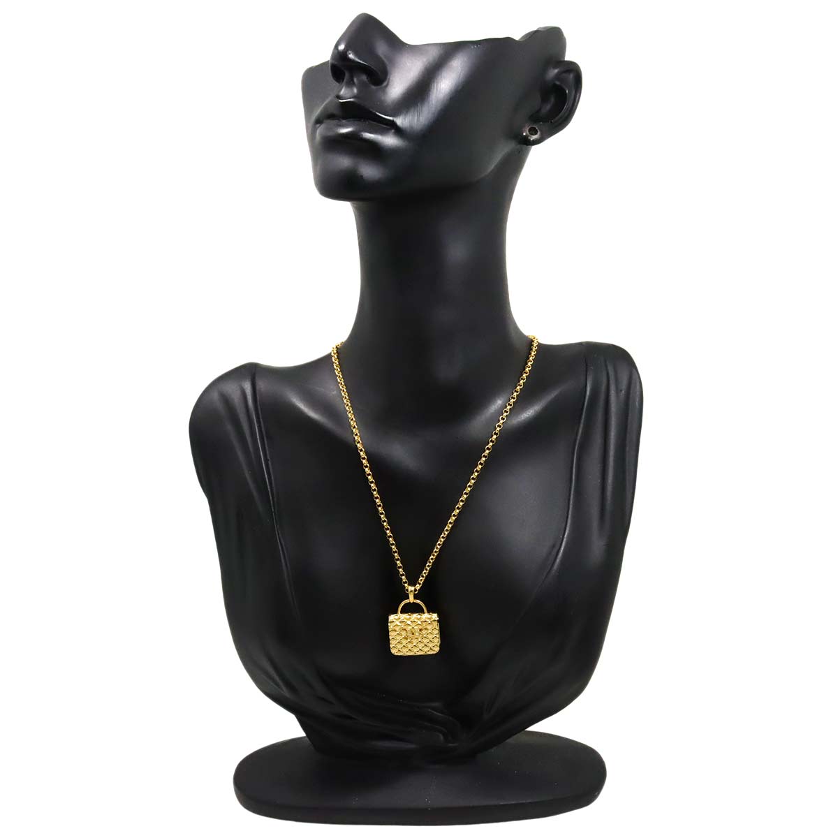 Diamond 0.02ct Necklace 18K YG Yellow Gold 750