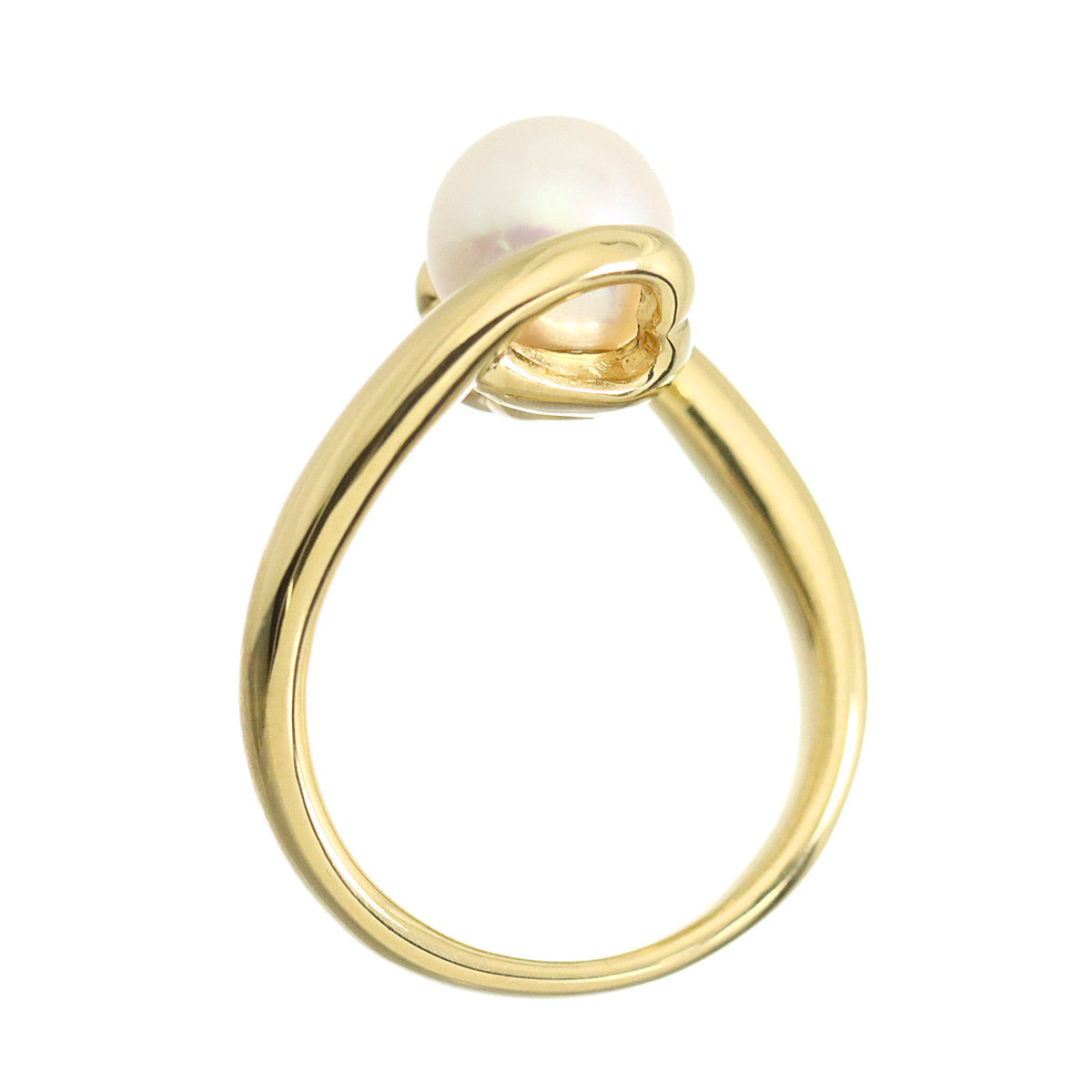 Akoya Pearl 7.1mm Ring 18K YG 750 Size4-4.5(US)