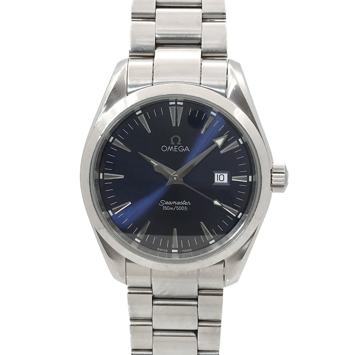 Seamaster Aqua Terra 2517 80 Quartz Blue Dial Mens Watch