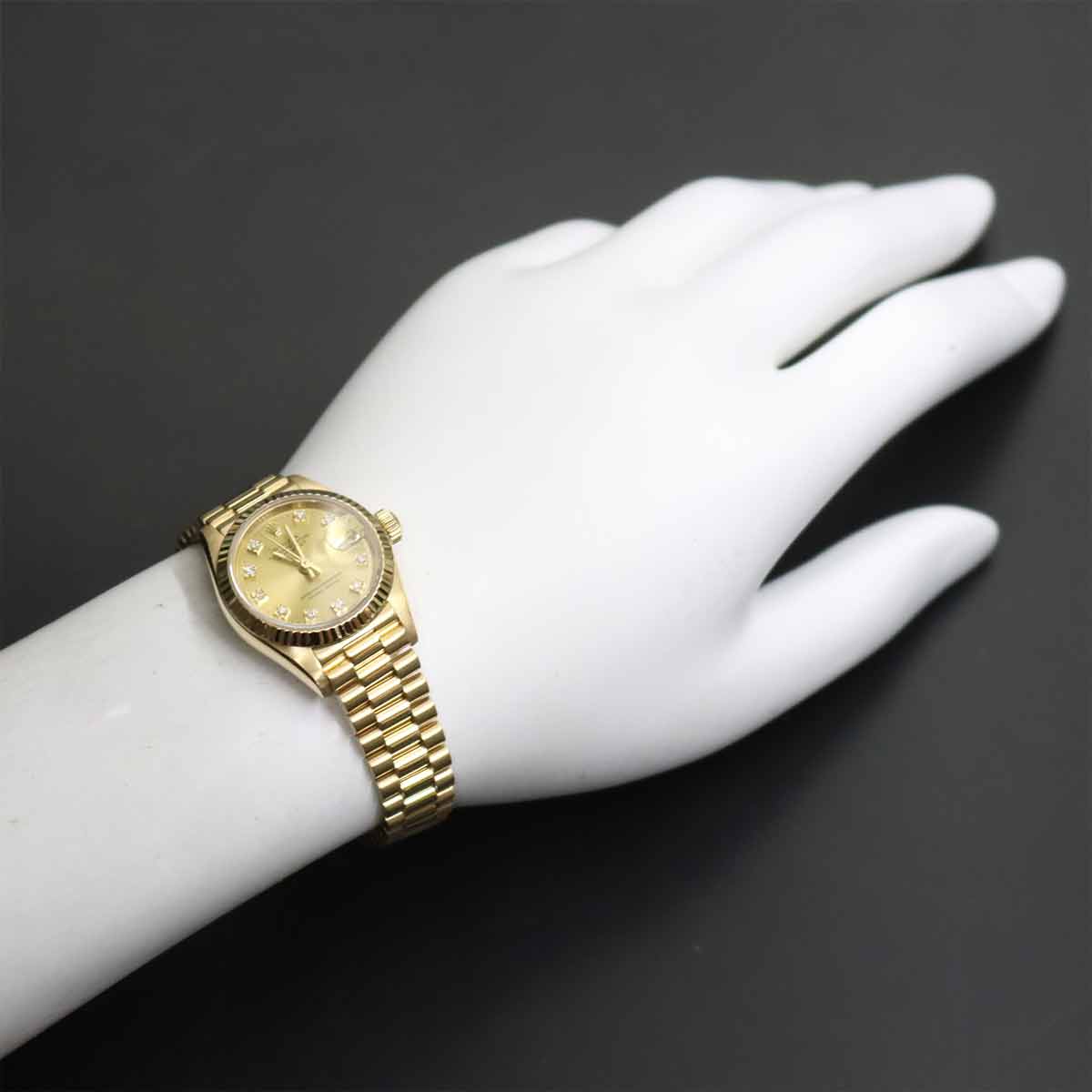 Datejust 69178G Serial X 750 YG 10P Diamond Gold Dial Ladies