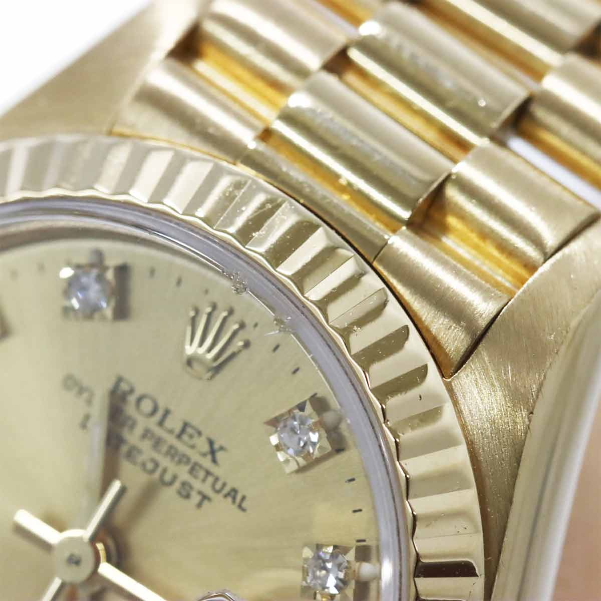 Datejust 69178G Serial X 750 YG 10P Diamond Gold Dial Ladies