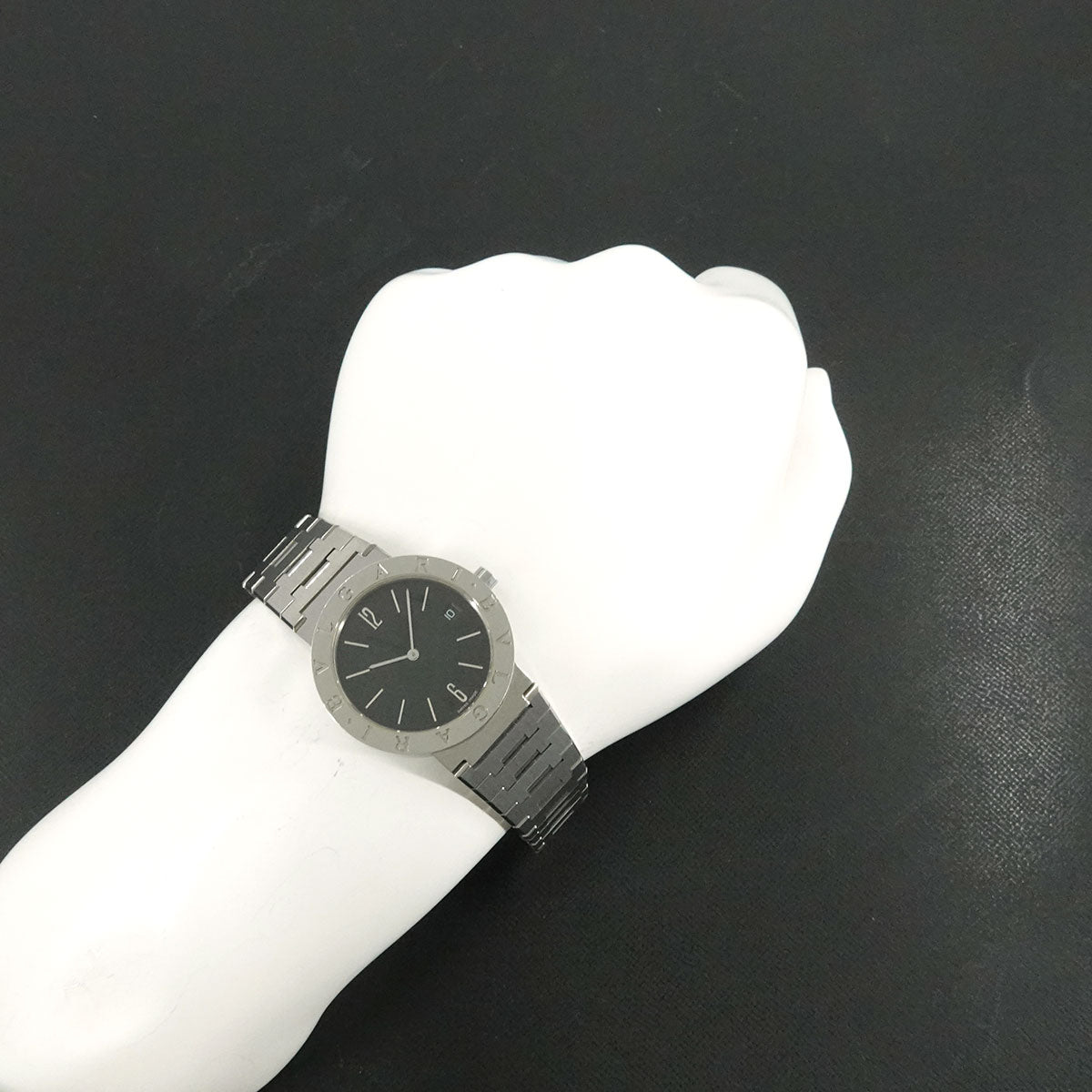 BVLGARIBVLGARI BB33SS Quartz Black Dial Boys Watch