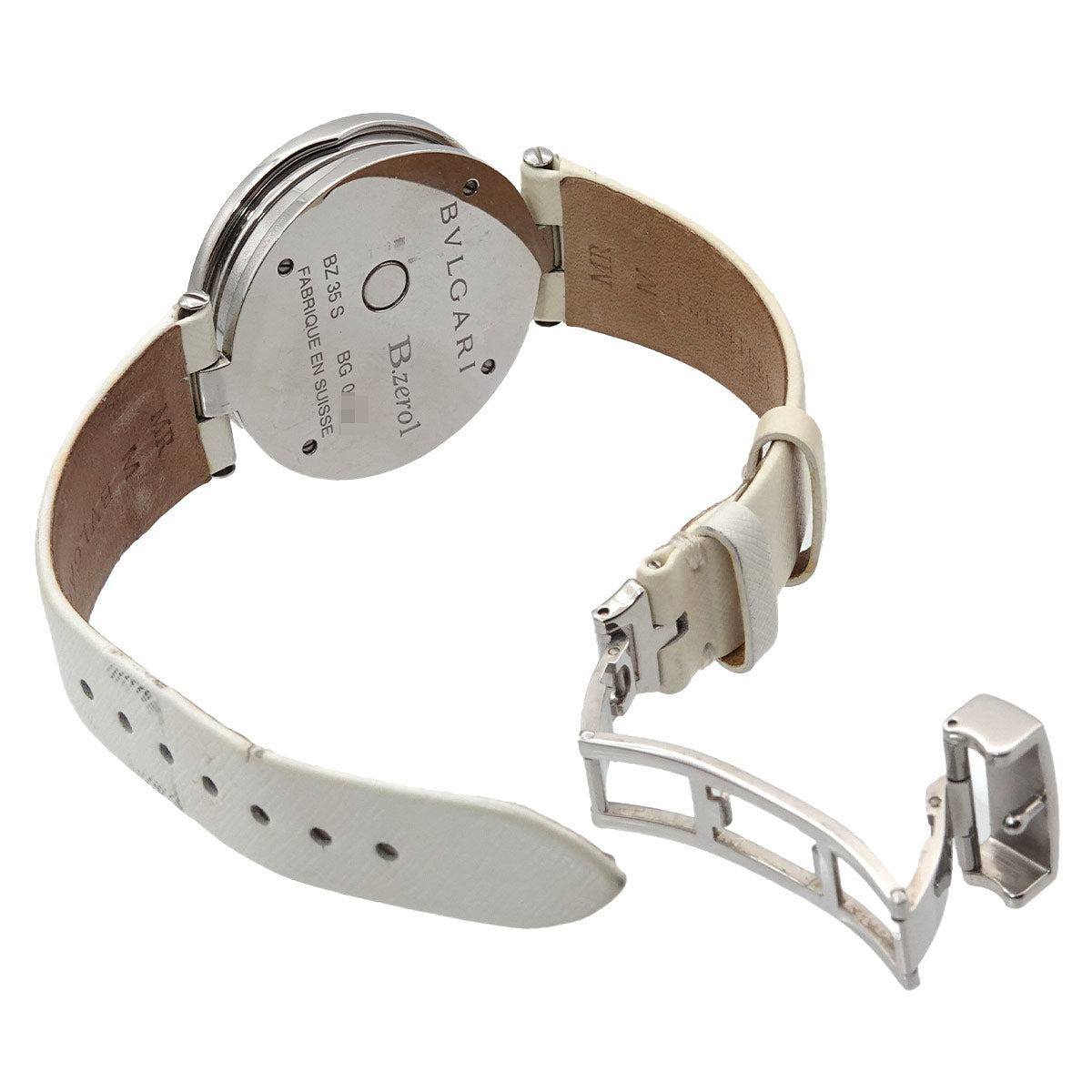B-zero1 Double Heart BZ35S Diamond White Shell Dial Quartz