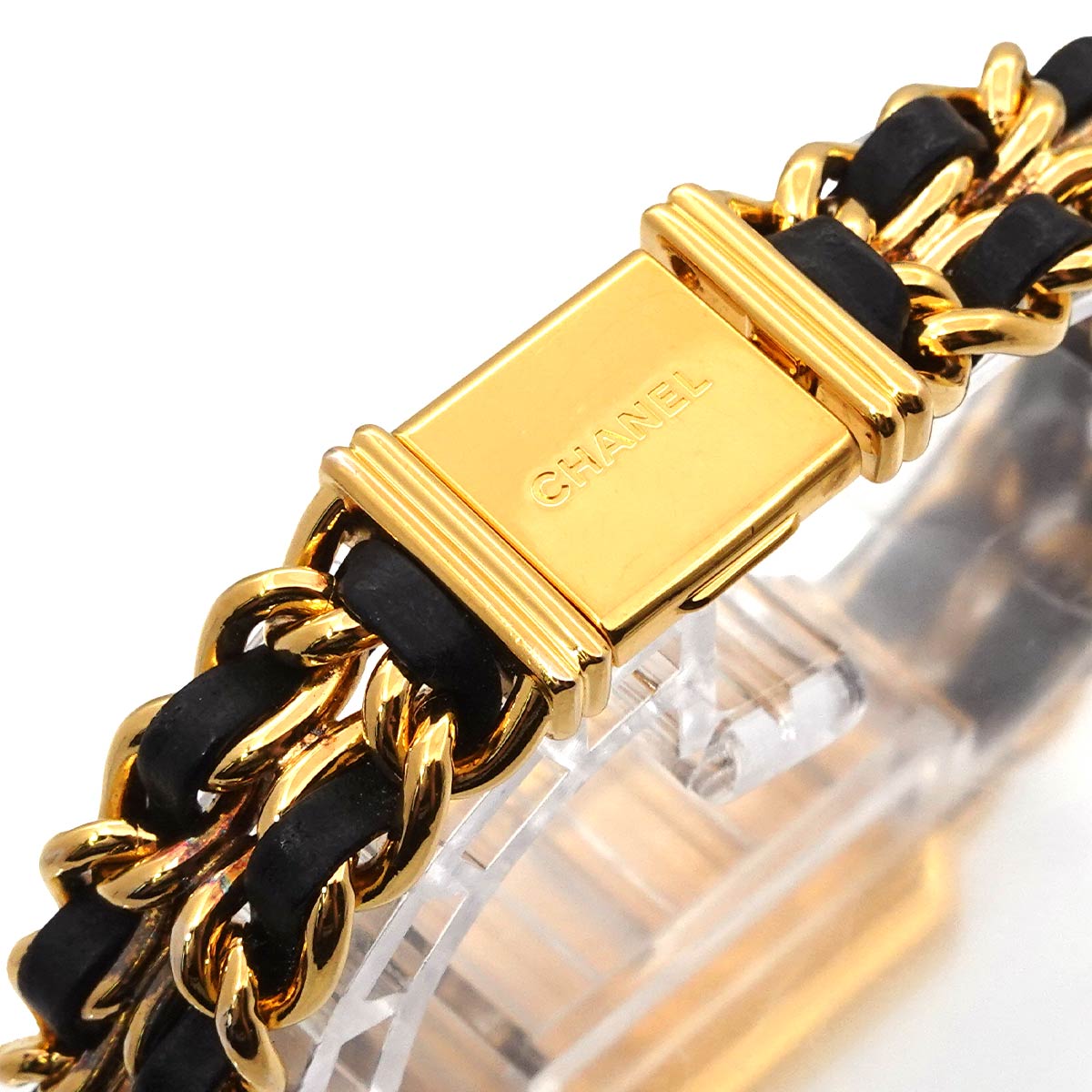 Premiere Size L H0001 Vintage Quartz Black Dial Ladies Watch