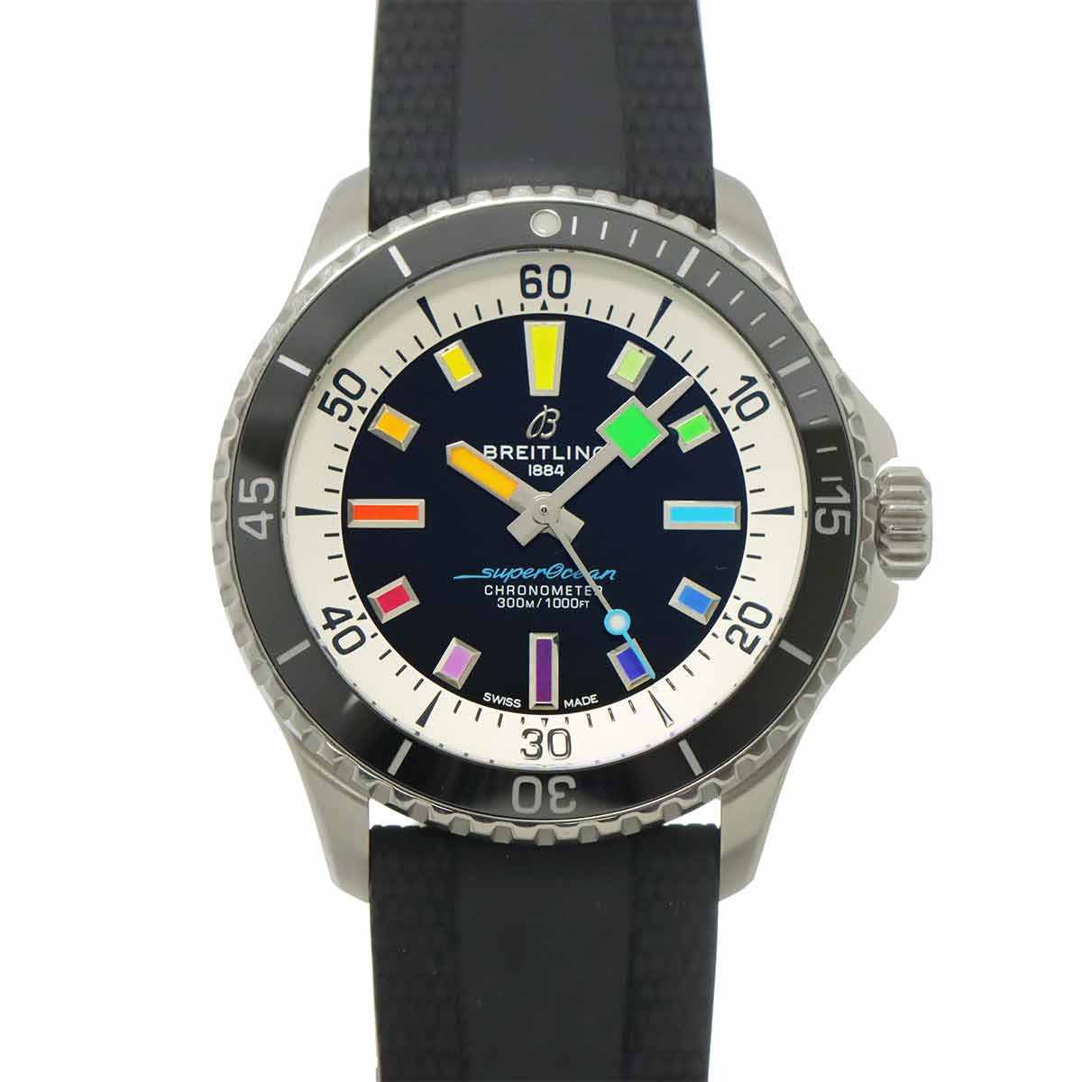 SuperOcean A17375 Date Black Dial Mens Watch