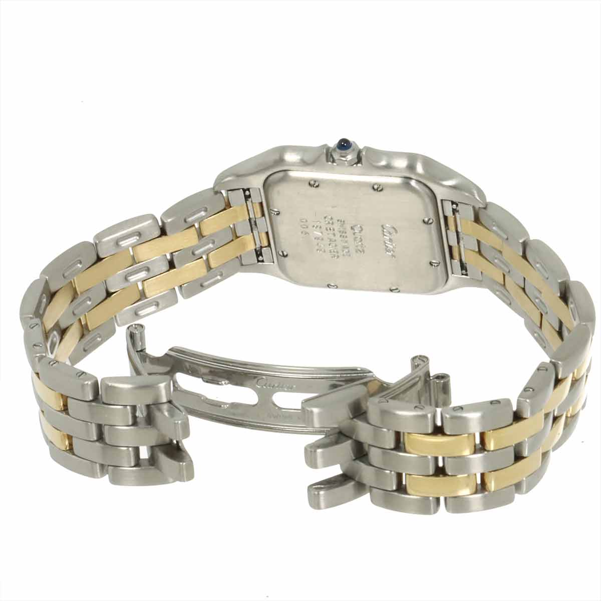 Panthere MM 2Row W25028B6 YG Quartz Date Cream Dial Boys
