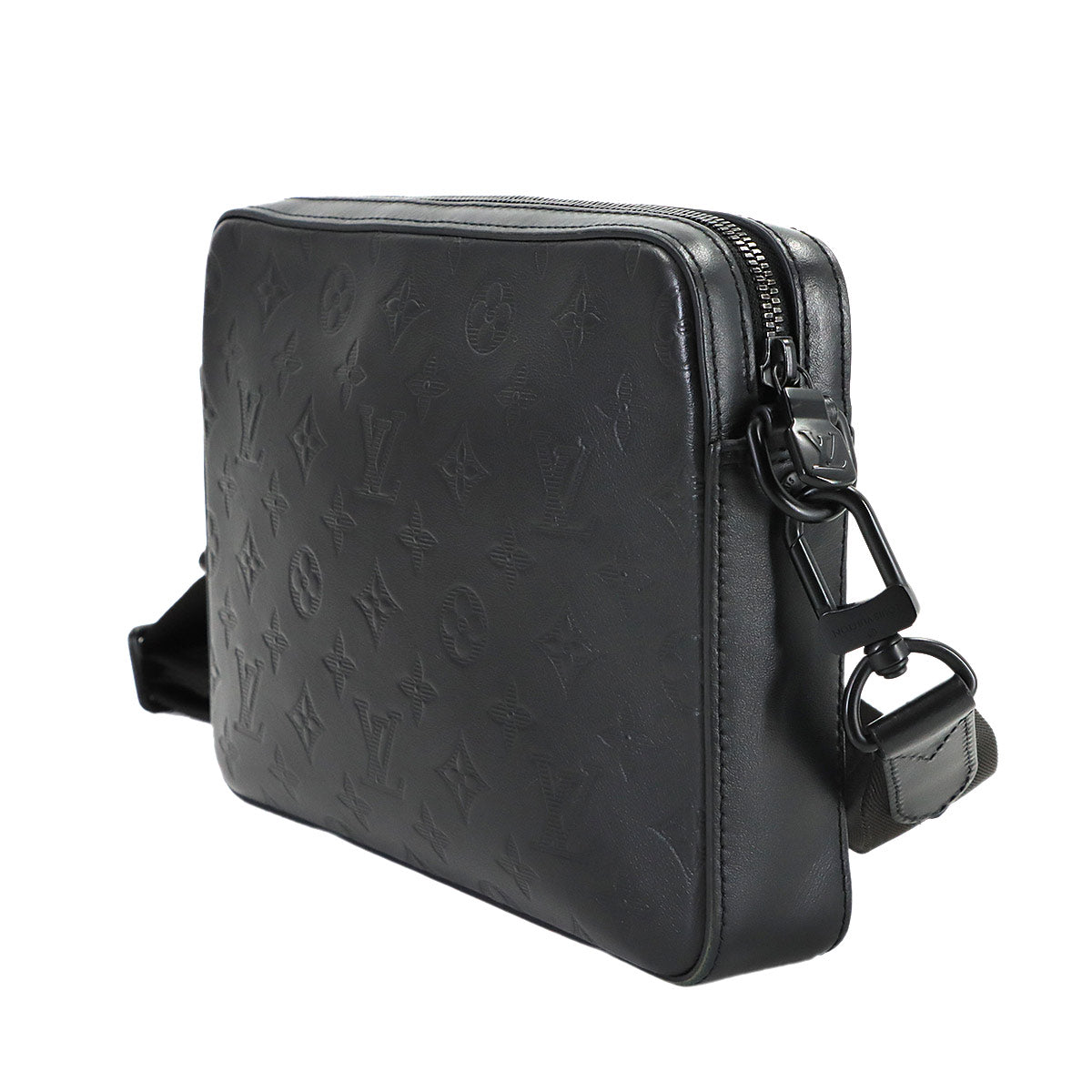 Monogram Shadow Duo Messenger Shoulder Bag Leather M69827