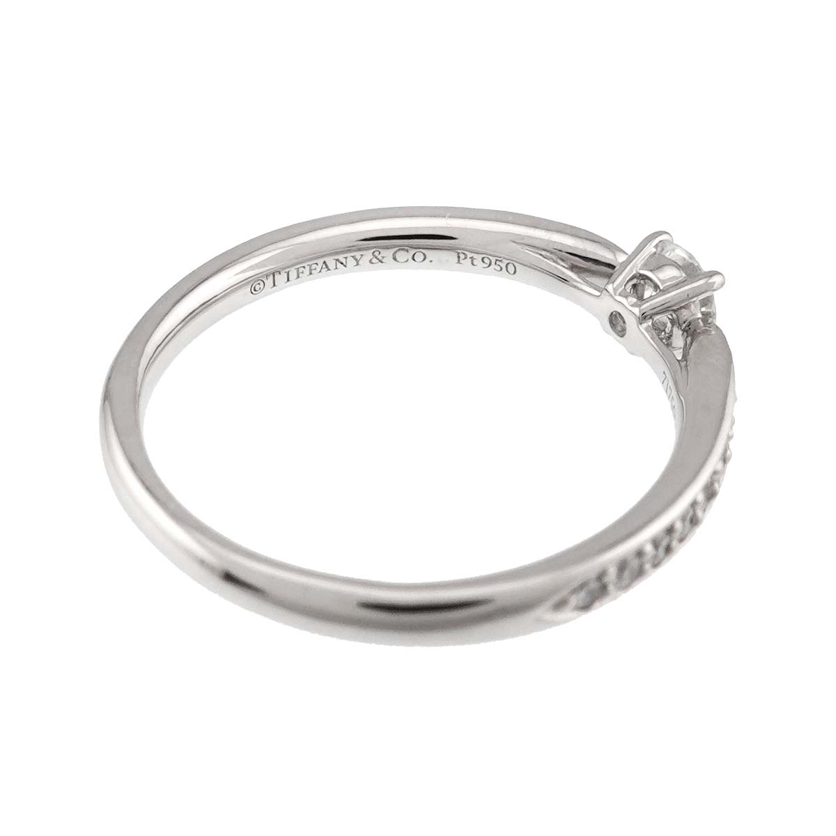 Harmony Diamond 0.18ct Ring Pt Size5.75-6(US)