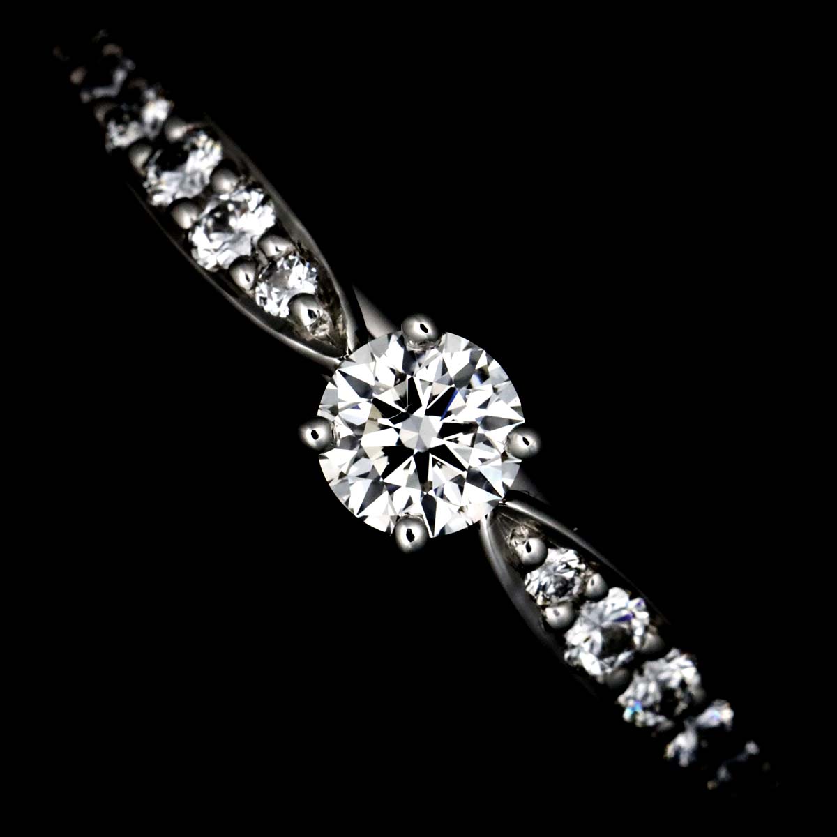 Harmony Diamond 0.18ct Ring Pt Size5.75-6(US)