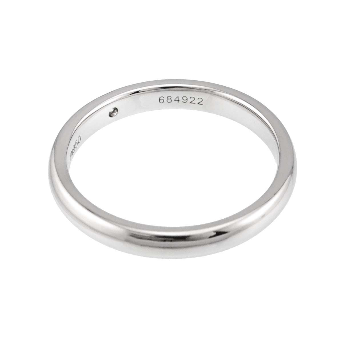 Diamond Ring Pt Platinum size6(US)