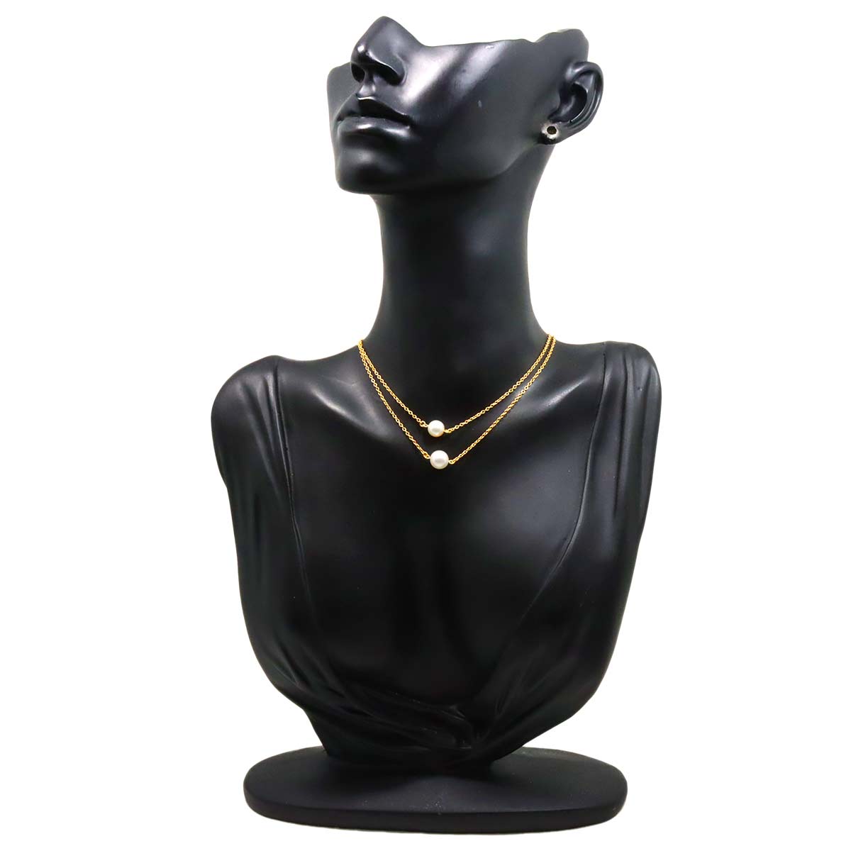 Akoya Pearl 7.2-6.5mm Necklace 18K YG 750