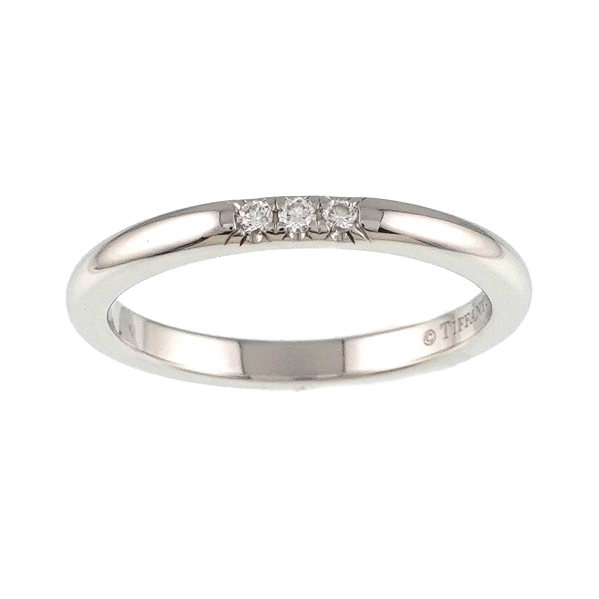 Forever Band Diamond Ring Platinum size3.25(US)