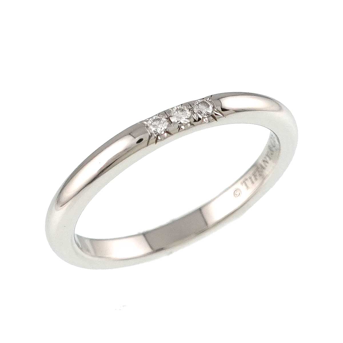 Forever Band Diamond Ring Platinum size3.25(US)