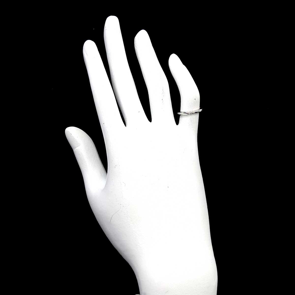 Forever Band Diamond Ring Platinum size3.25(US)