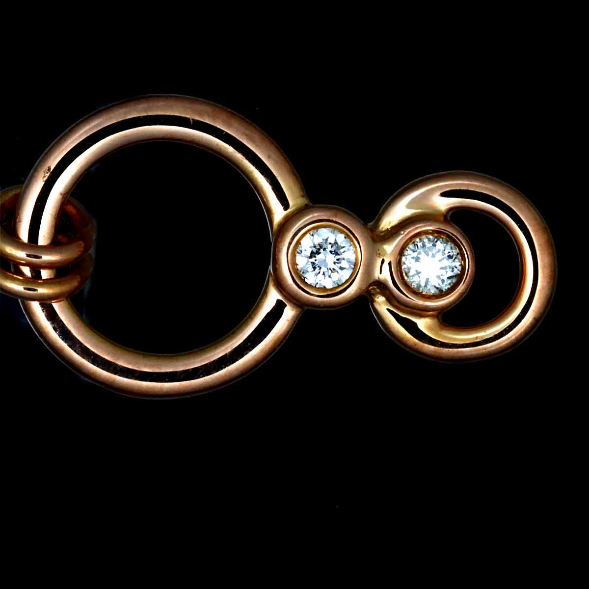Diamond 0.14ct Earrings Pierced 18K PG