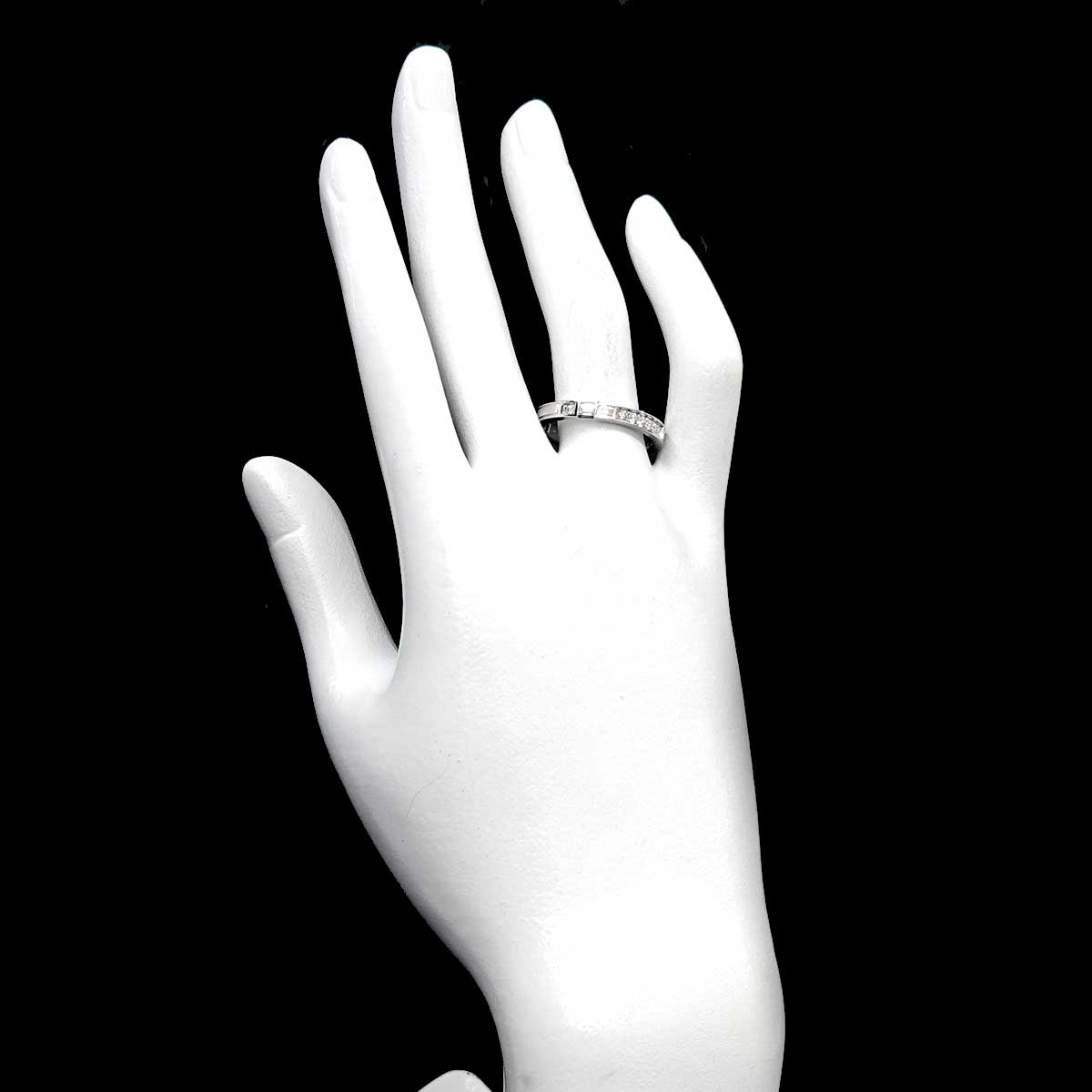 Traffic Diamond Ring Pt Platinum size8-8.25(US)