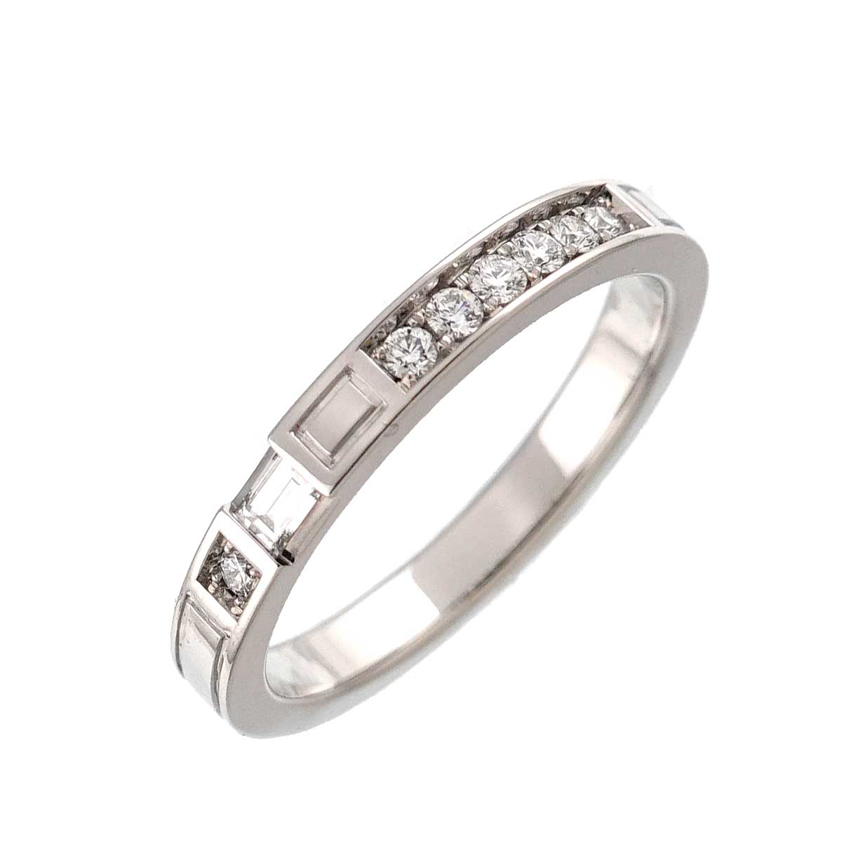 Traffic Diamond Ring Pt Platinum size8-8.25(US)