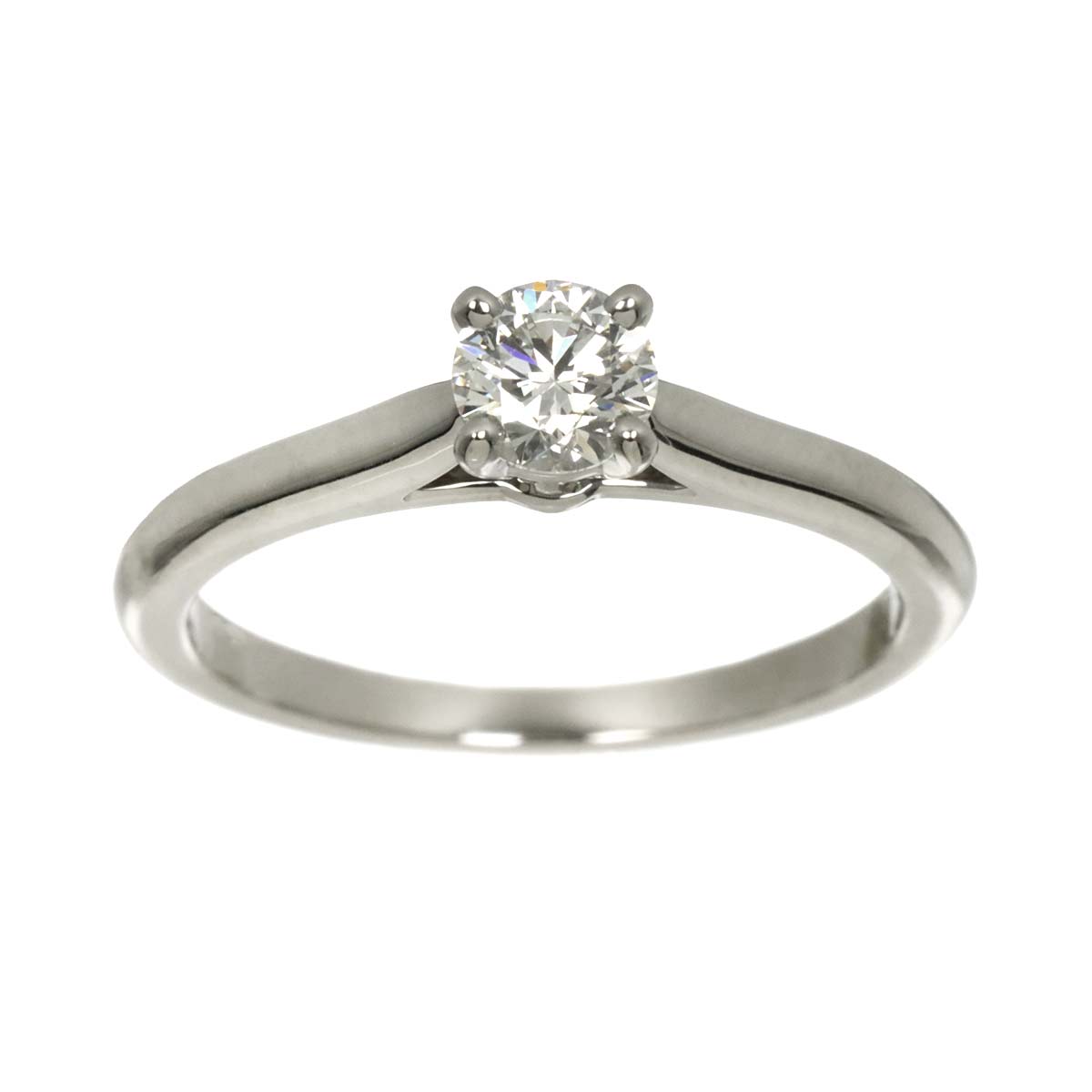 Diamond 0.33ct H/VVS1/3EX Ring Platinum size49 4.75-5(US)
