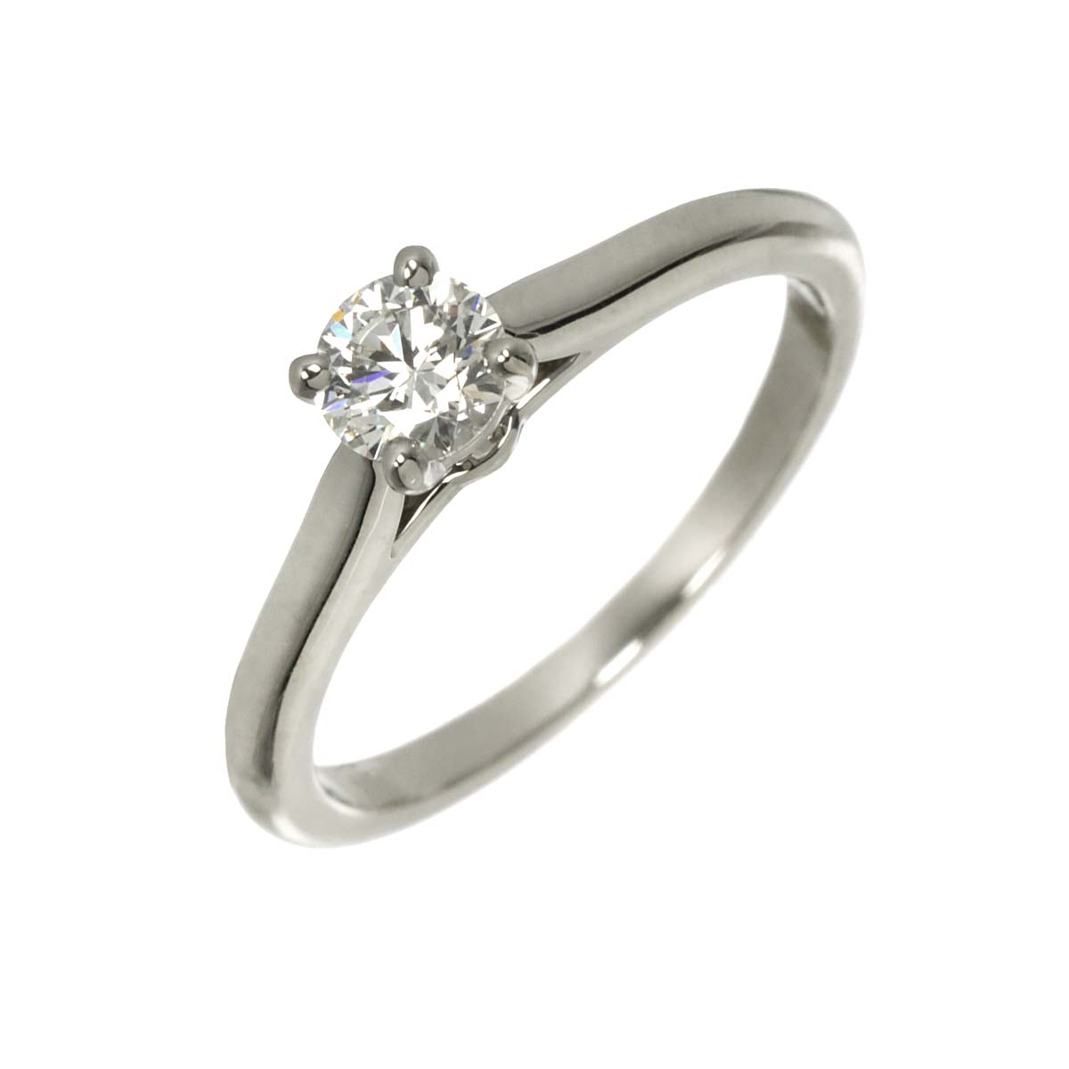 Diamond 0.33ct H/VVS1/3EX Ring Platinum size49 4.75-5(US)