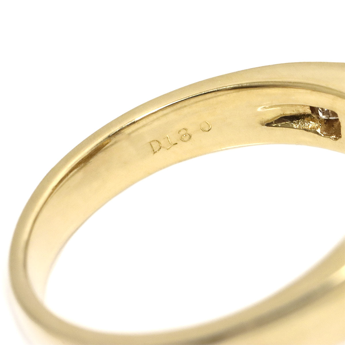 Diamond 1.80ct Ring 18K YG 750 size6-6.25(US)