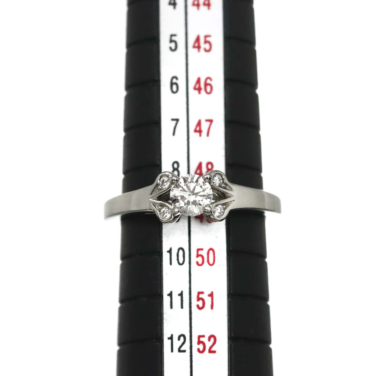 Ballerine Diamond 0.31ct G/VS1/3EX Ring Pt Size49 4.75-5(US)