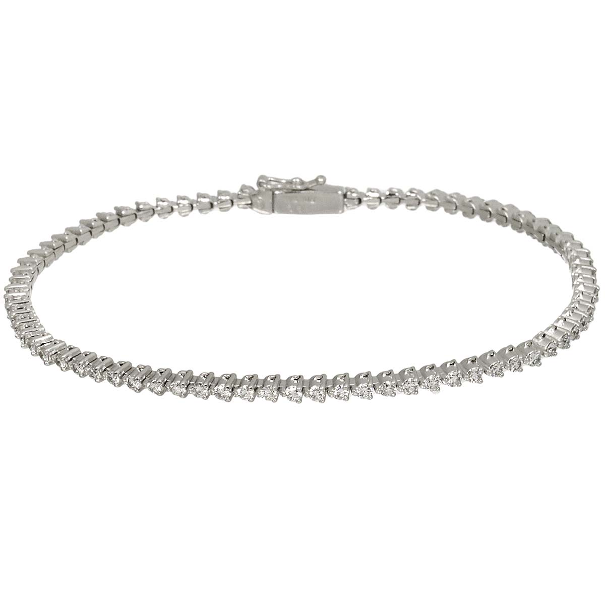 Diamond 1.50ct Bracelet 18K 14K White Gold 750 585