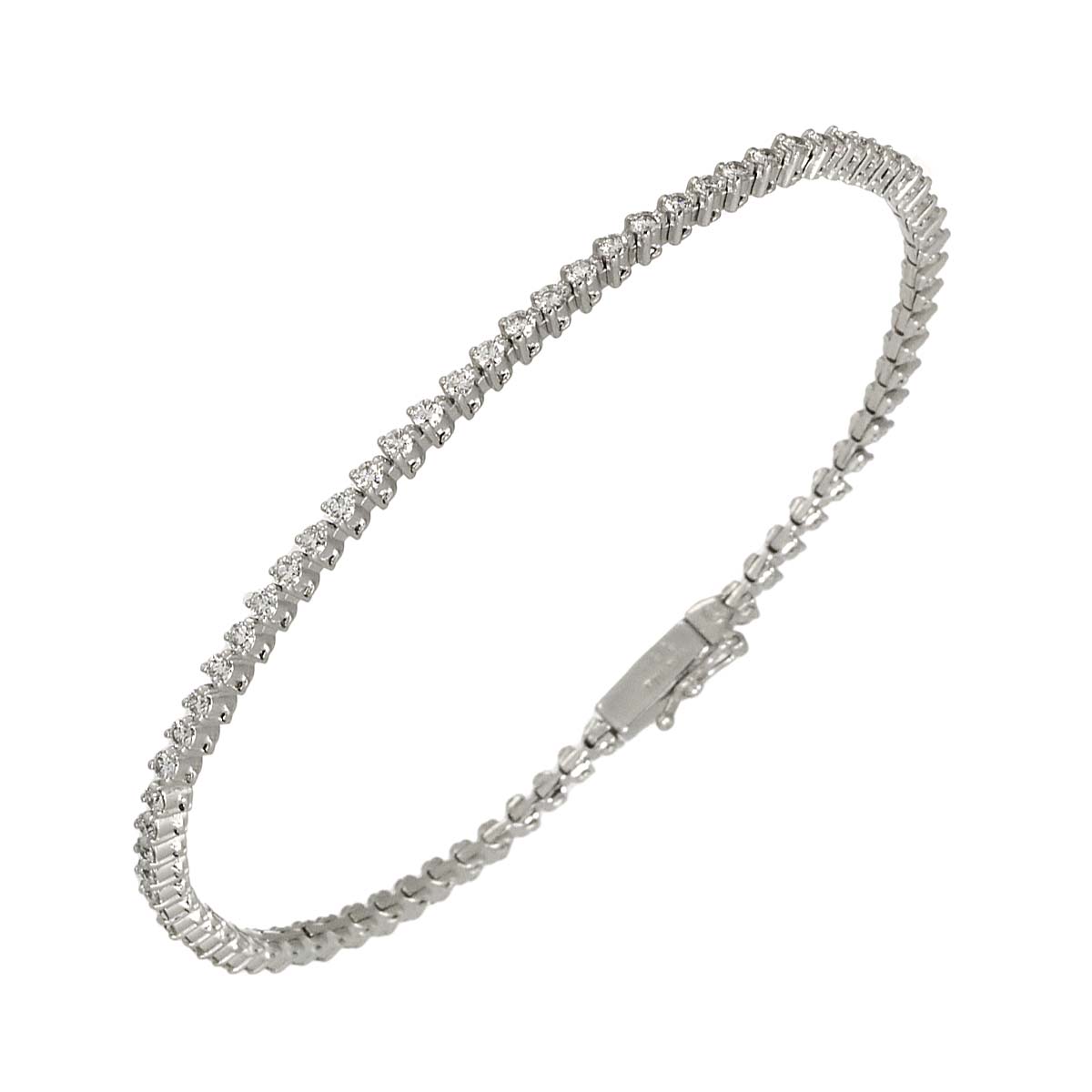 Diamond 1.50ct Bracelet 18K 14K White Gold 750 585