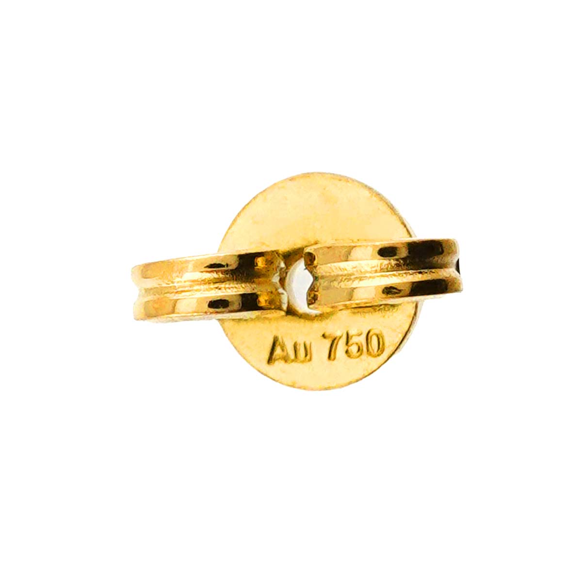 GG Logo Earring Pierced 18K YG 750 One Piece only