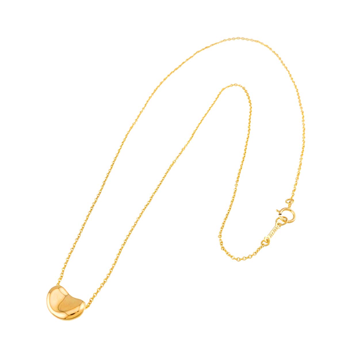 Bean Necklace 18K Yellow Gold 750
