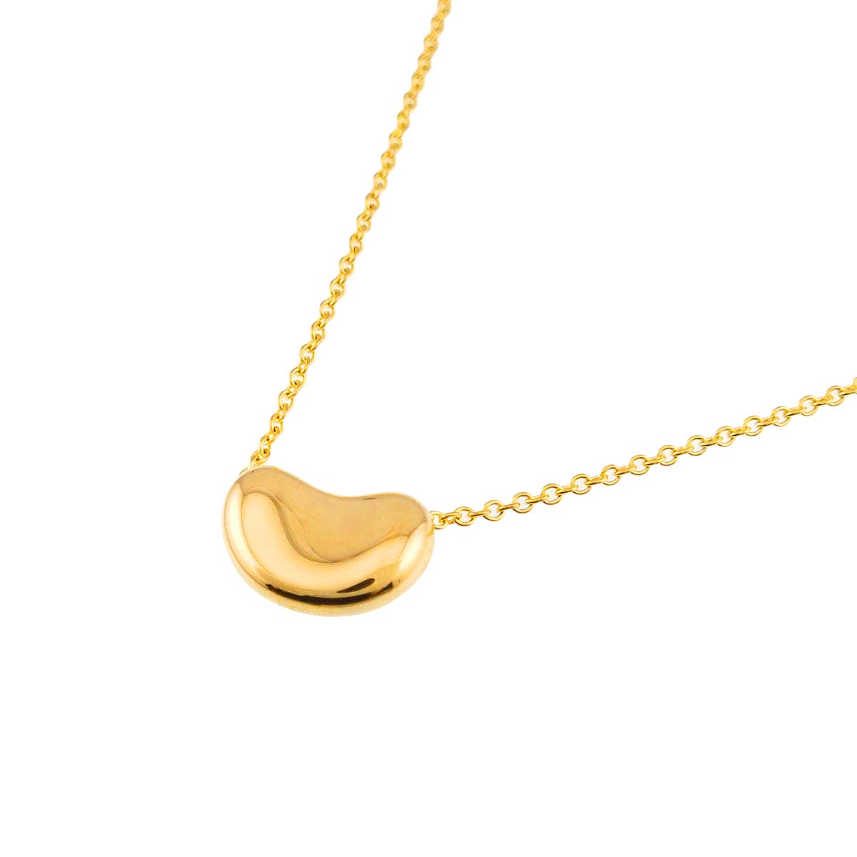Bean Necklace 18K Yellow Gold 750