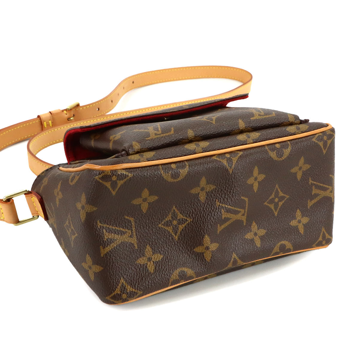 Monogram Viva Cite PM Shoulder Bag Brown M51165 Purse