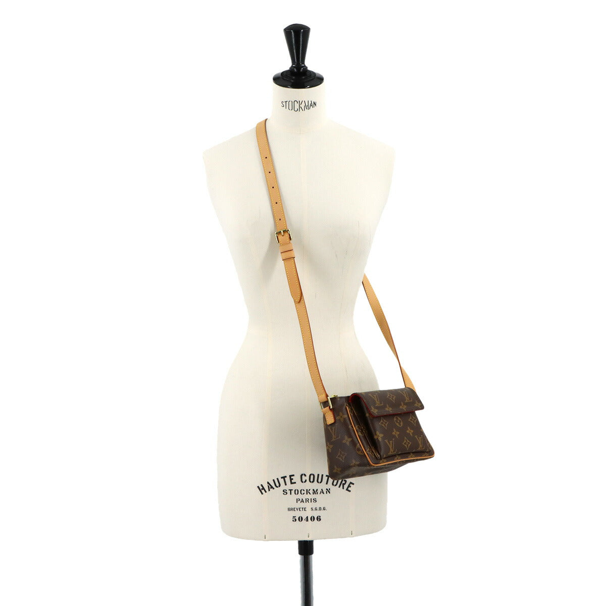 Monogram Viva Cite PM Shoulder Bag Brown M51165 Purse