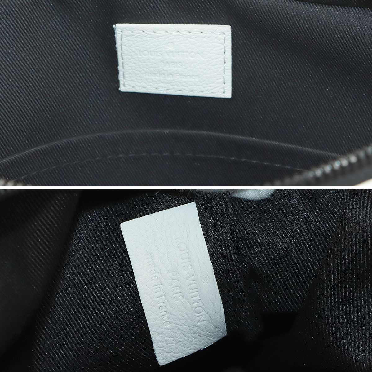 Monogram Shadow Trio Messenger Shoulder Bag White M24754