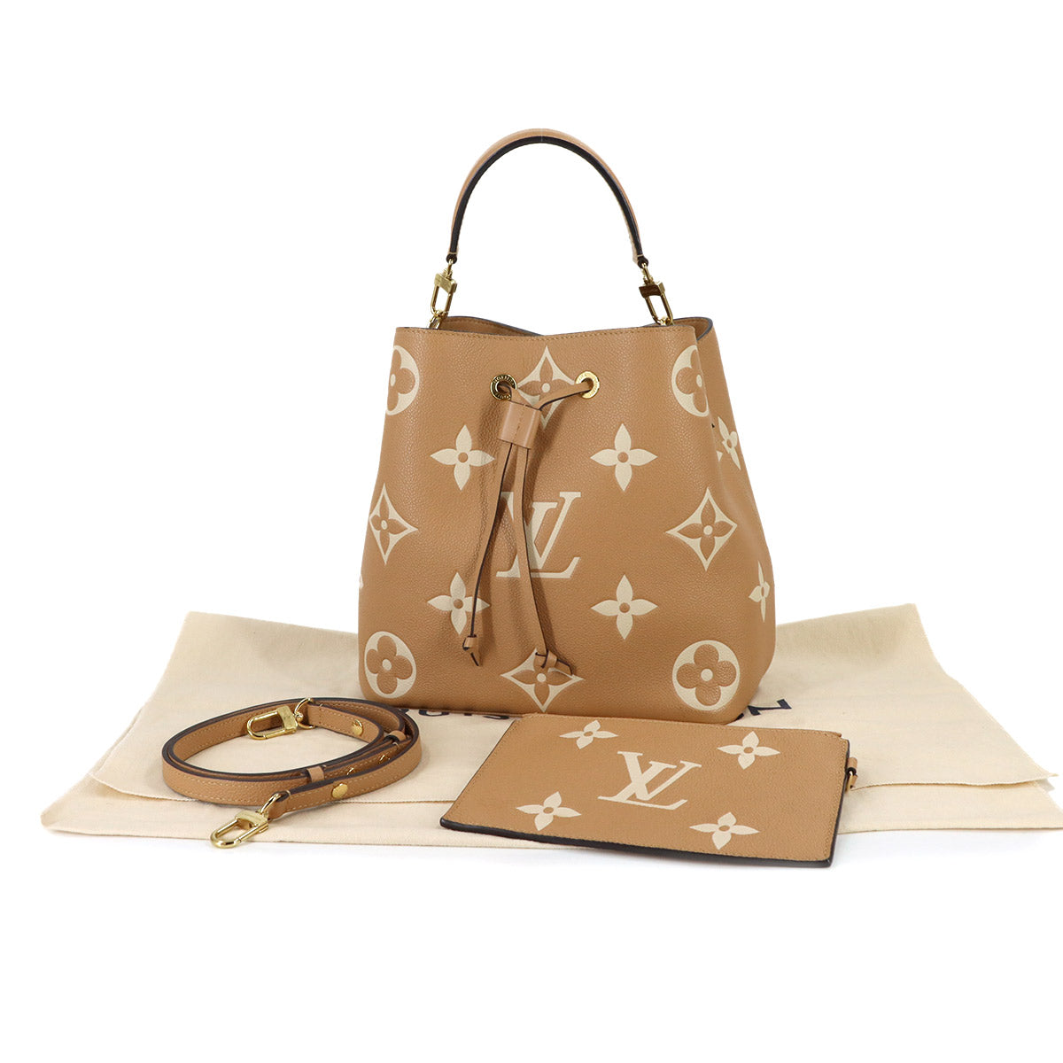 Bicolor Monogram Empreinte Neonoe MM Arizona M45808