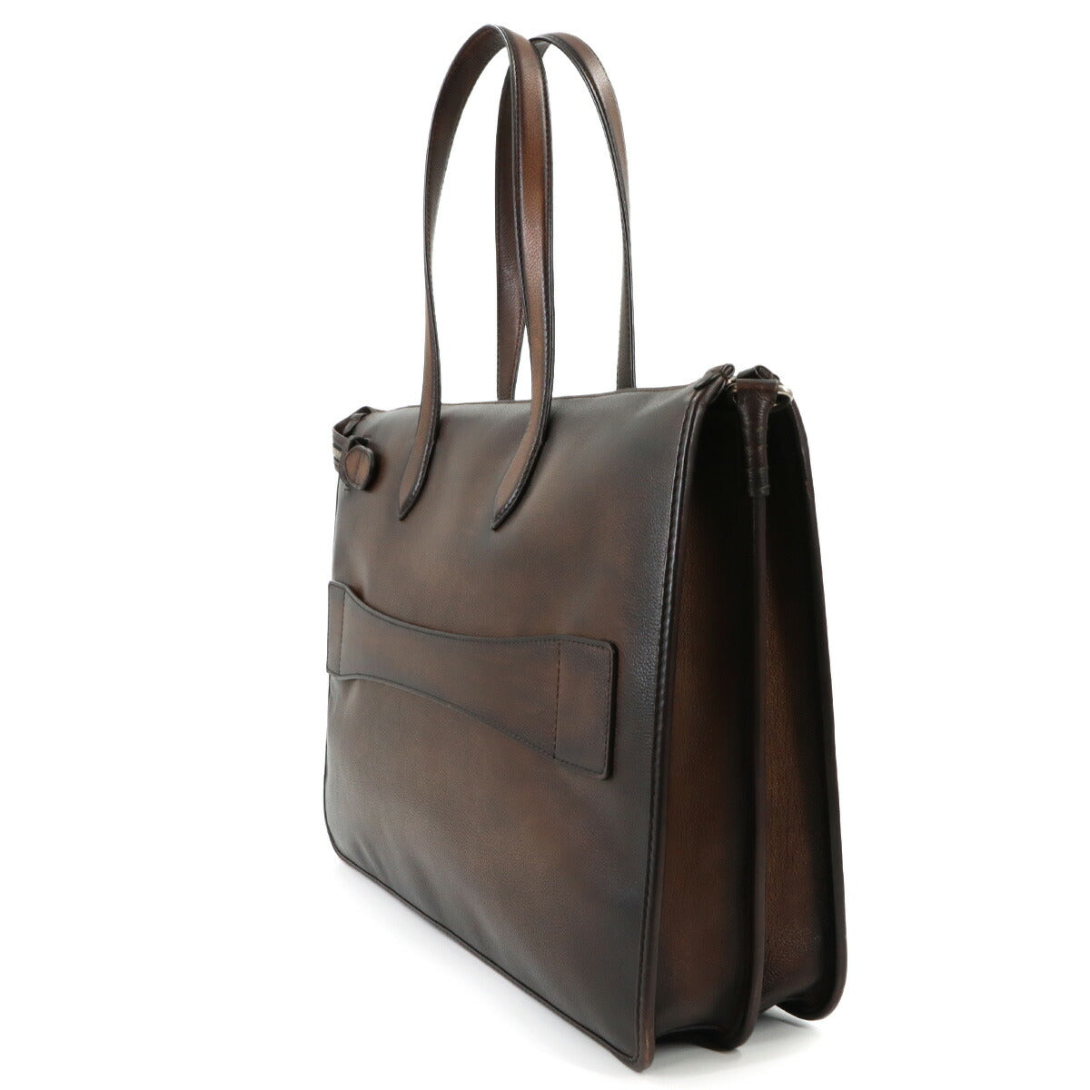Business Shoulder Bag Leather Brown Purse