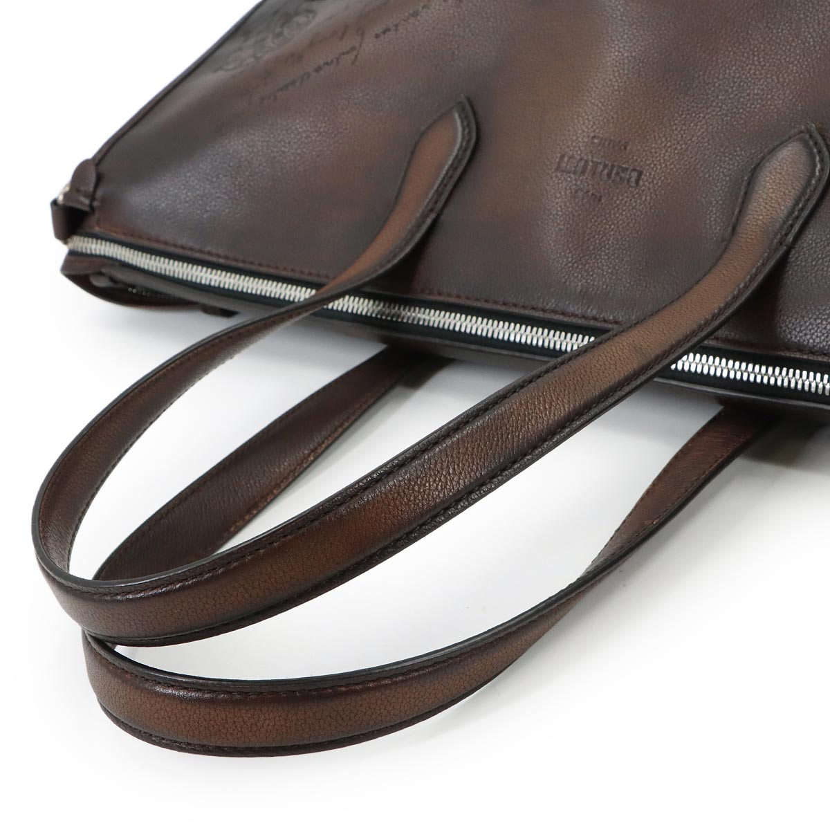 Business Shoulder Bag Leather Brown Purse