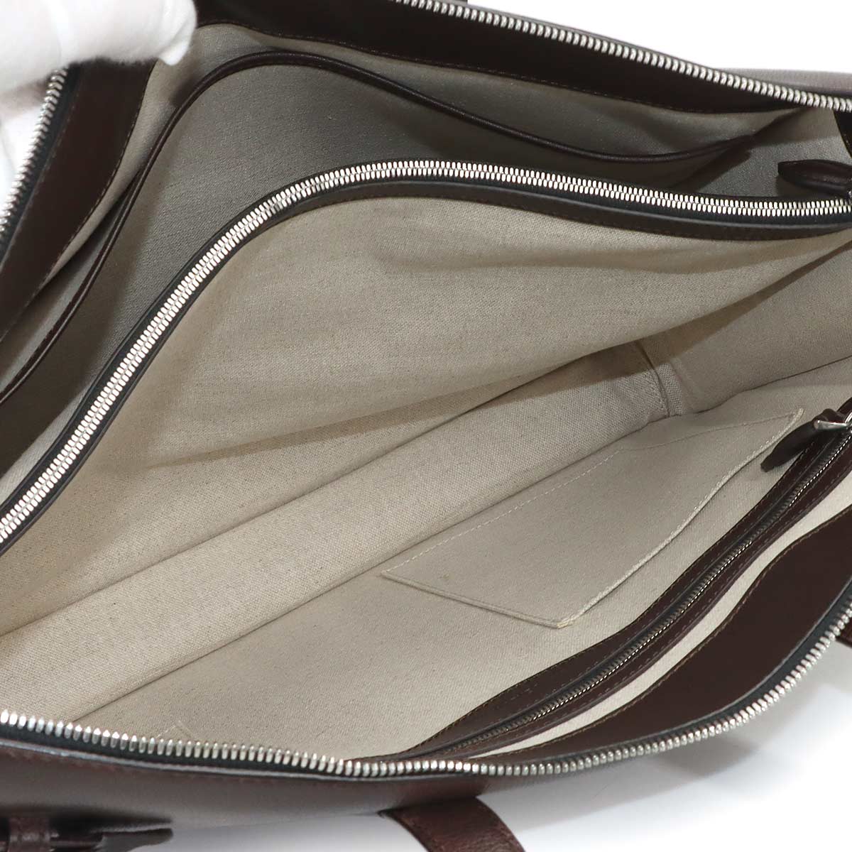 Business Shoulder Bag Leather Brown Purse