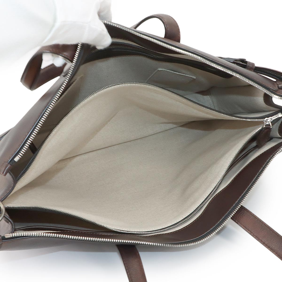 Business Shoulder Bag Leather Brown Purse