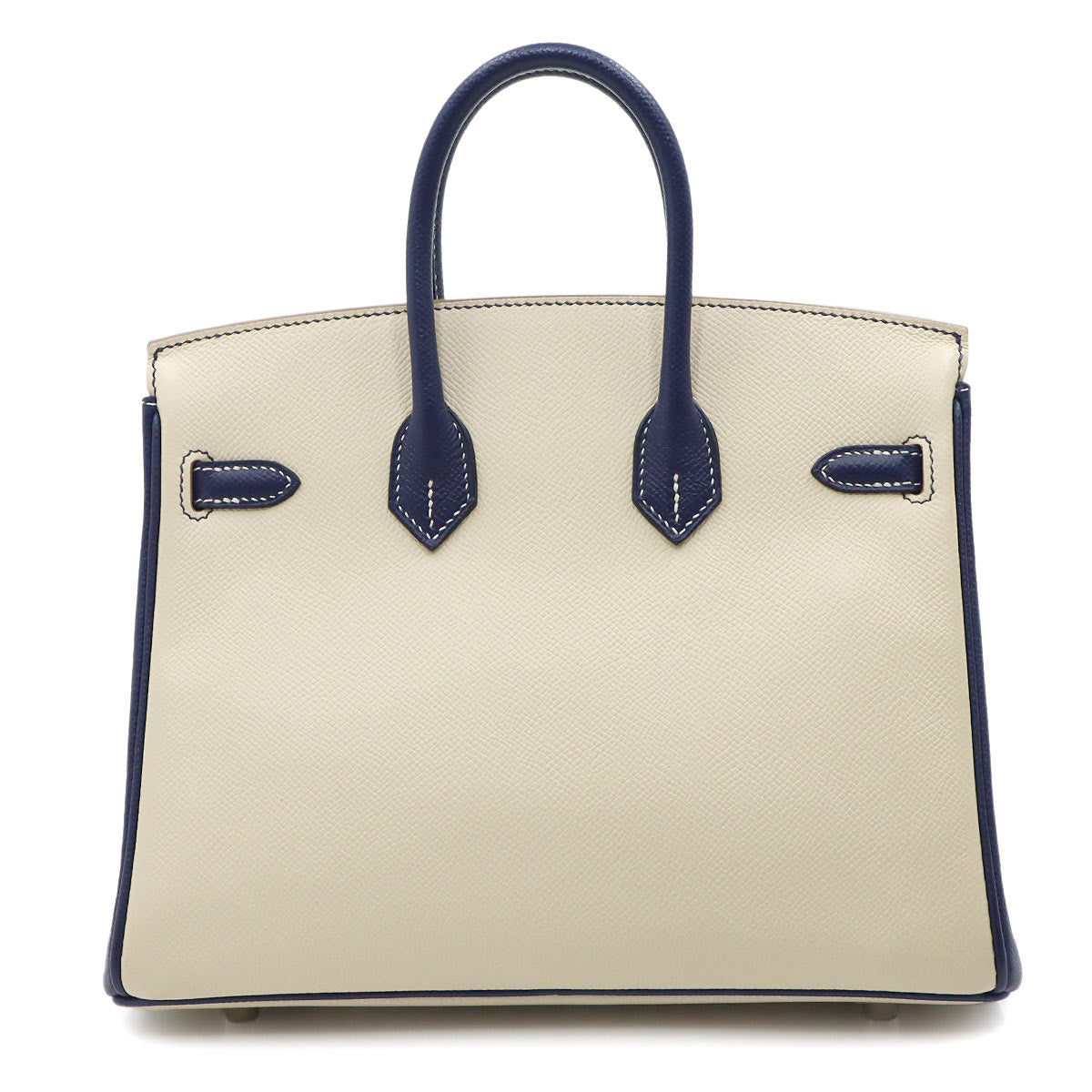 Birkin 25 Personal SPO Veau Epsom Craie Bleu Saphir Hand Bag