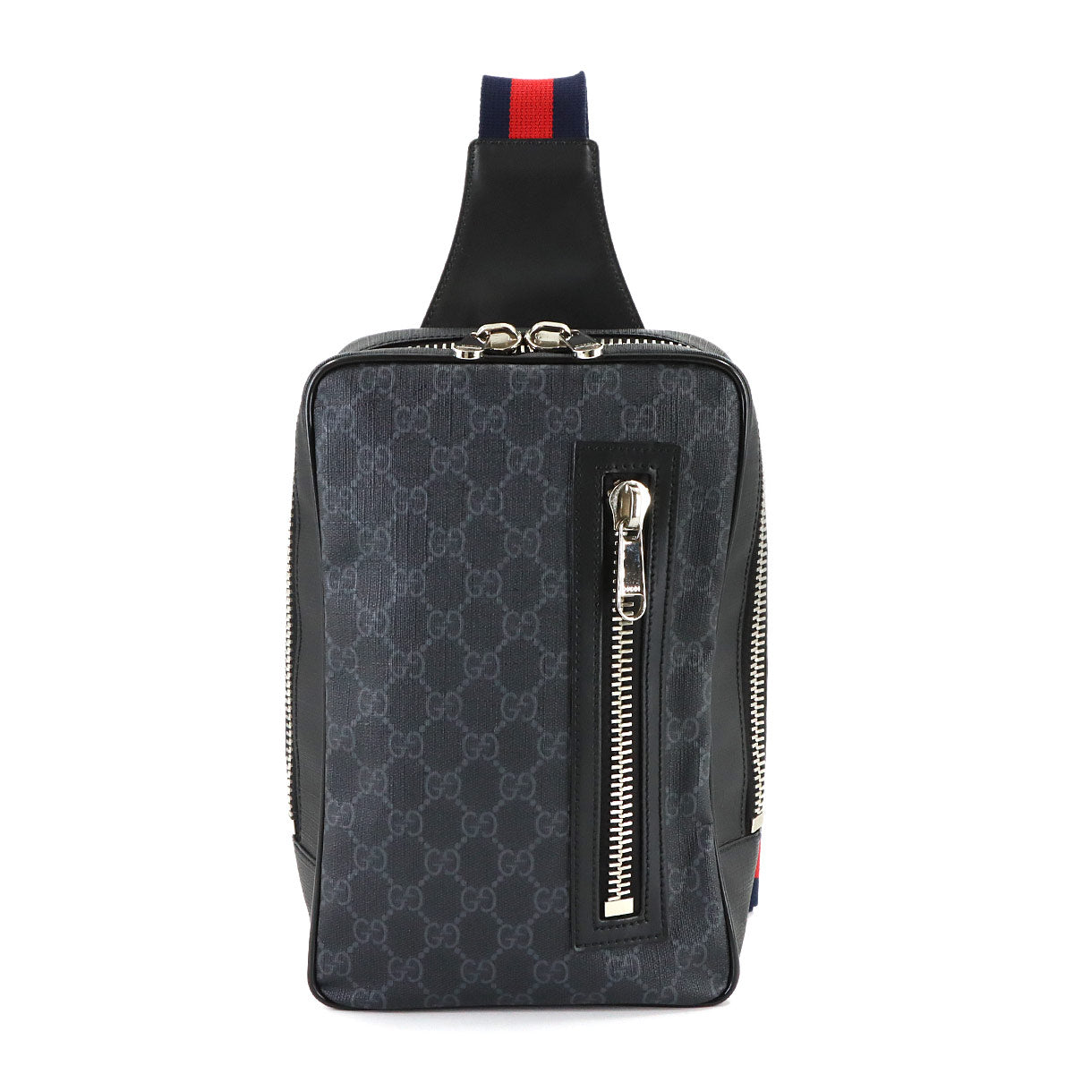Soft GG Supreme Belt Bag Sling Bag Leather Black 478325 Purse
