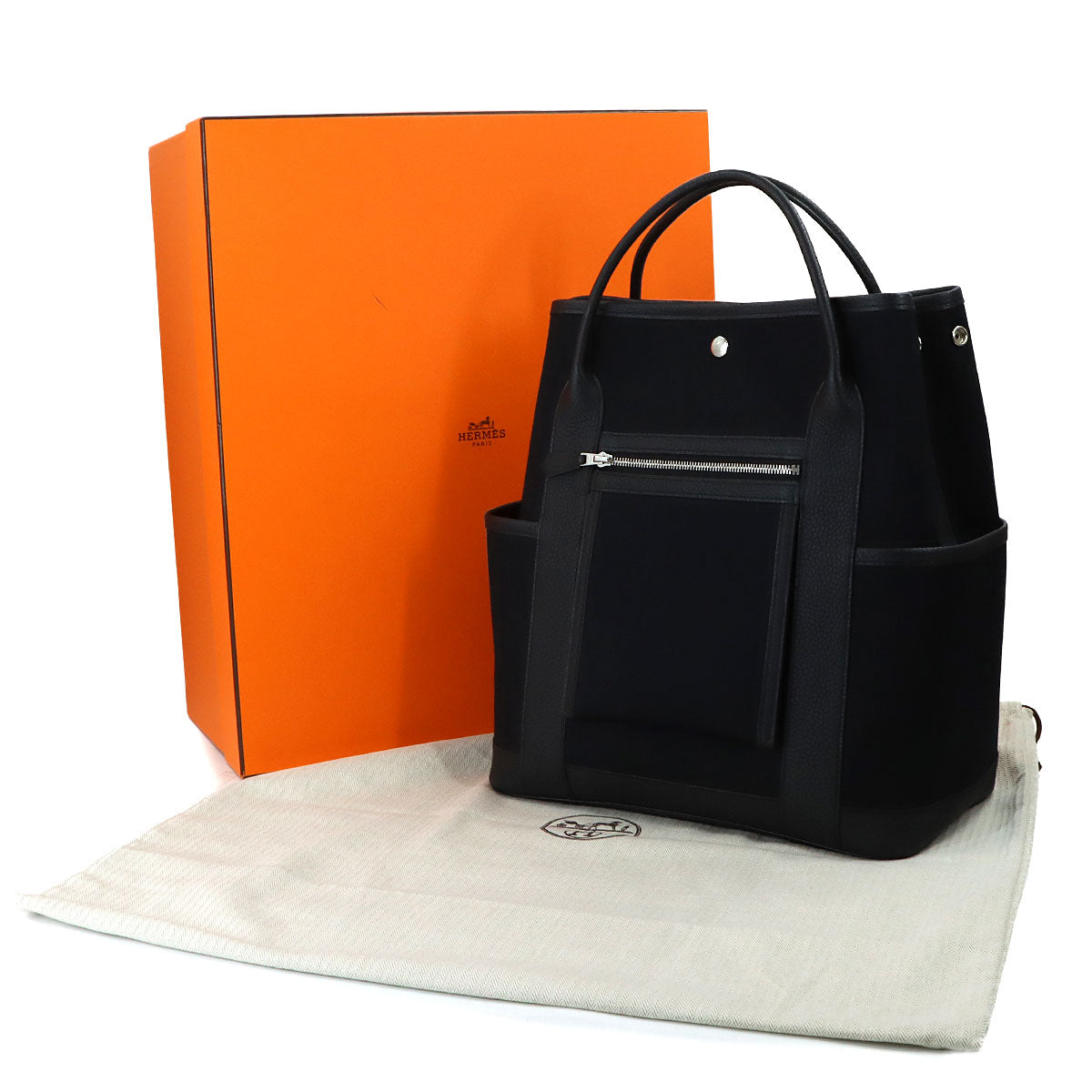 Garden Party Pockets Vertical Tote Bag Toile Militaire Negonda