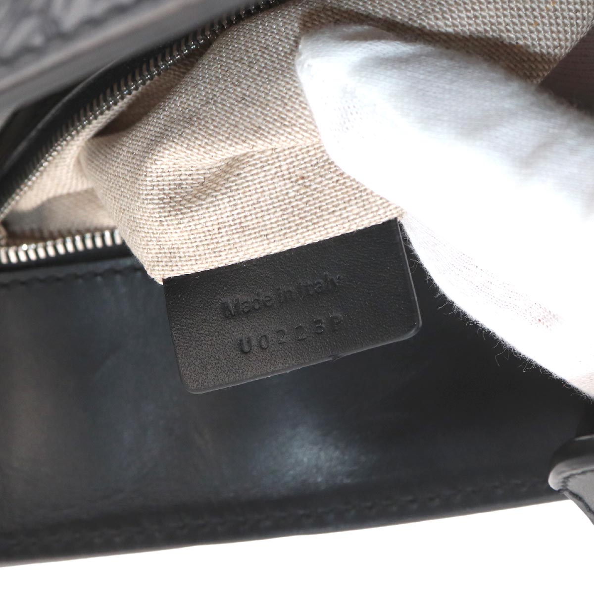 Calligraphy Toujours Mini Tote Bag Gray Purse
