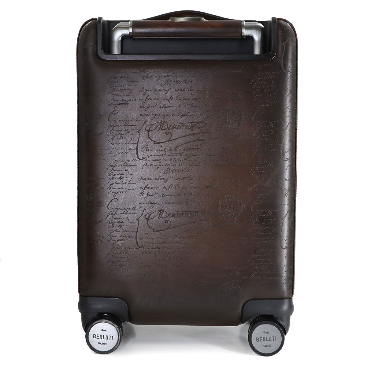 Calligraphy Formula 1005 Rolling Suitcase Venezia Leather Brown